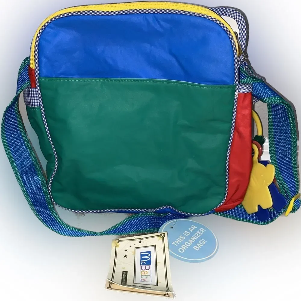 NWT McDonalds Vintage RARE McBaby Bear Insulated Small Crossbody Diaper Bag